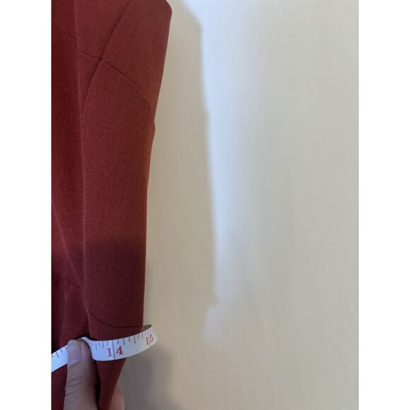 MM La Fleur The Annie Dress 10 Sleeveless Fit & Flare Knee Orange - Picture 8 of 8